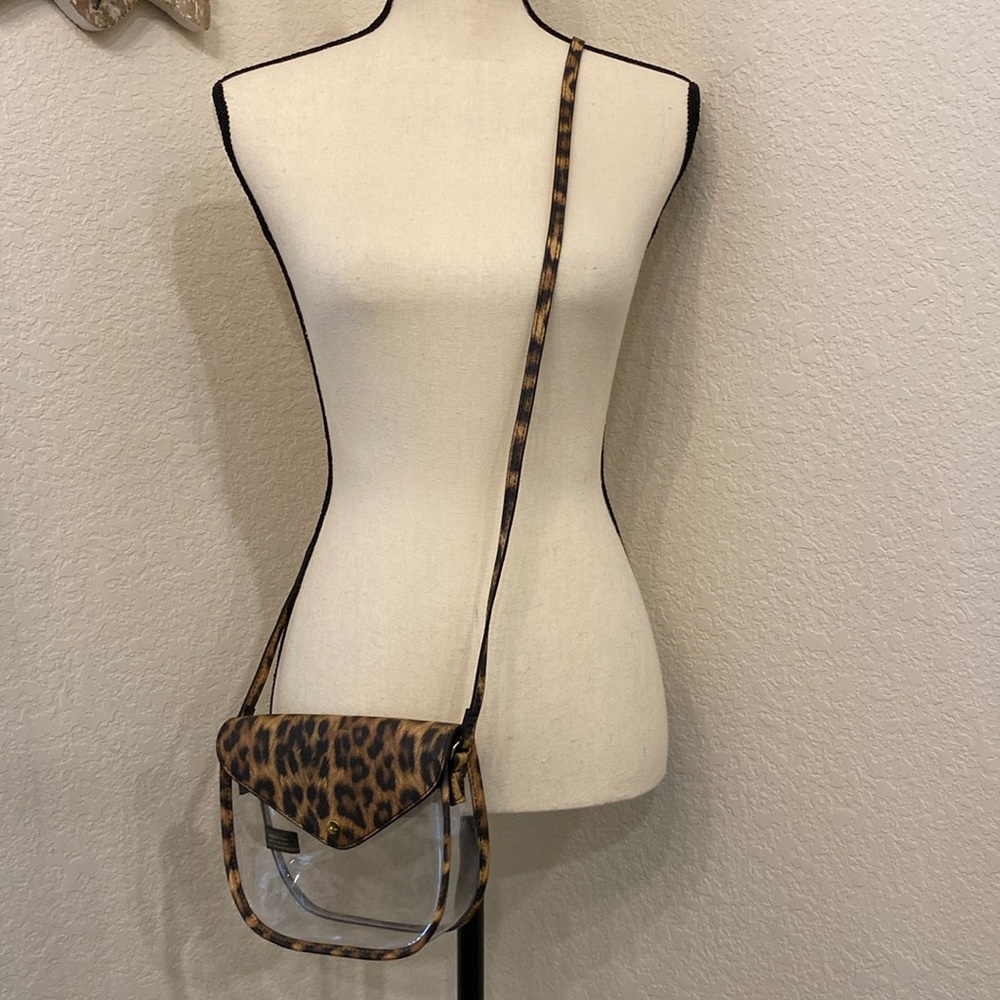 KL Clear Plastic Cross Body Purse